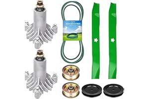 42" Deck Spindle Rebuild Kit for 130794 Spindle, for AYP/for Husqvarna LT1000 LT2000(Only 3 Bolts), 2 Spindles 532130794, 2 B