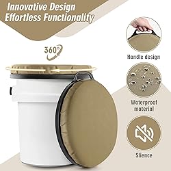 Ironraw 5 Gallon Bucket Seat for Yeti Only, 360