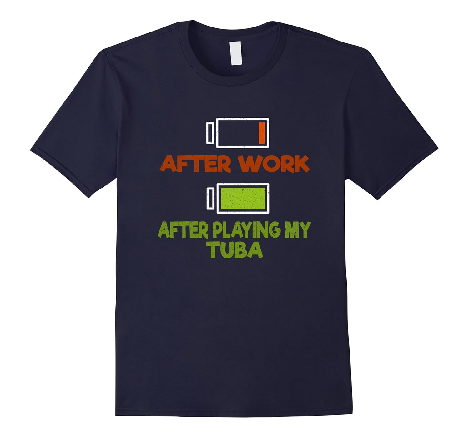 After Work After Playing My Tuba Musical T-Shirt-ANZ