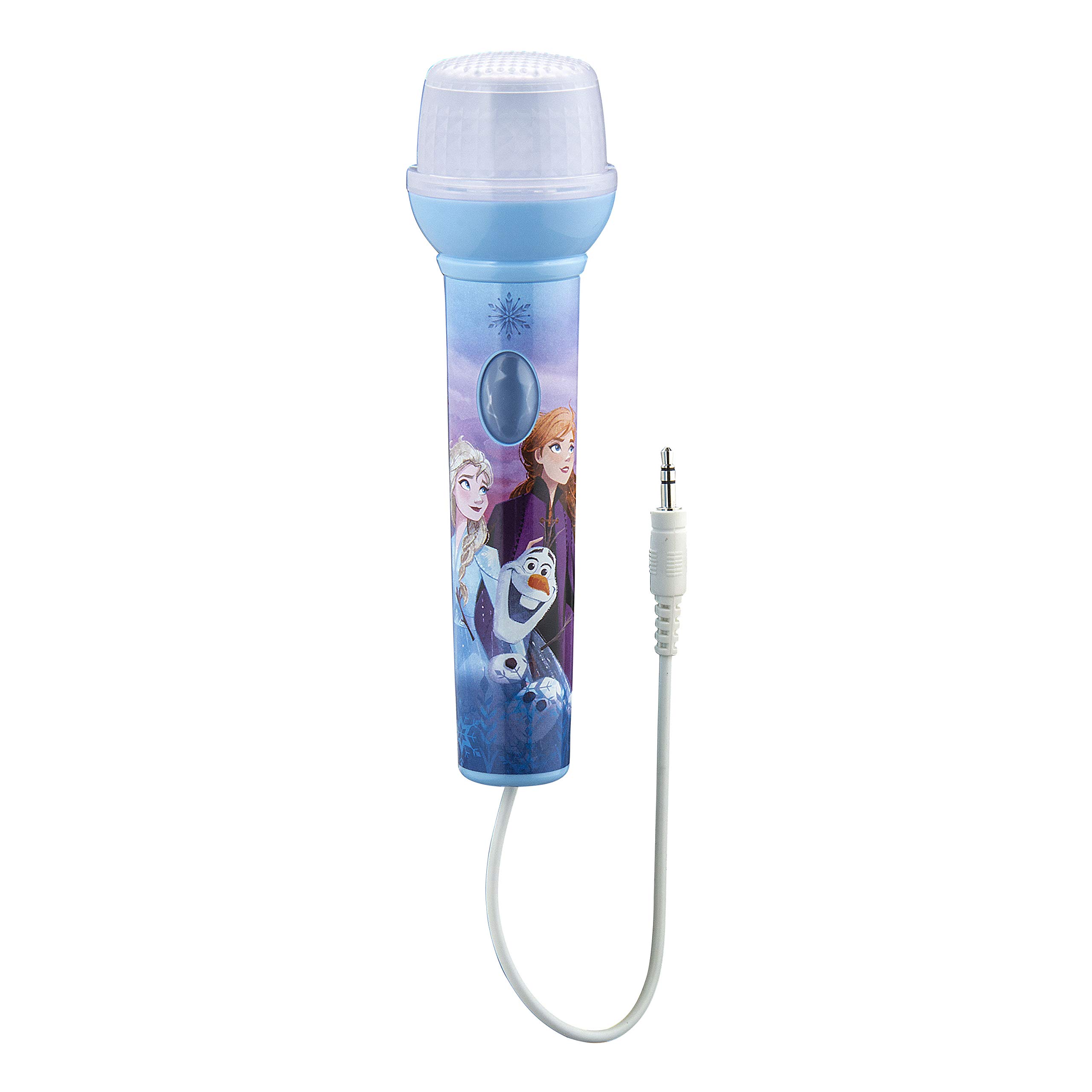 Buy Frozen 2 Sing Along Microphone for Kids, Built in Music, Flashing Lights, Connects MP3