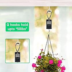 Etoolia 24 Pcs Q Hanger Hooks with Safety