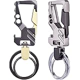 2 Pack Car Key Chain Bottle Opener Keychain for Men and Women