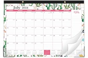 COBOLL Desk Calendar 2025-2025 Desk/Wall Calendar, 12 Months Desk Calendar, 12" x 17", Jan 2025 - Dec 2025, Large Ruled Blocks for Planning and Organizing