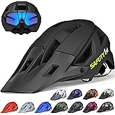 Bike Helmet Adult Men Women, Adult Bike Helmet with Visor, CPSC Certified | Impact-Resistant Cycling Helmet for Men Women, Adjustable Dial for Mountain, Urban, Skating, Road, City Commuting