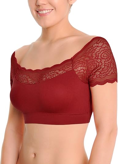 bralette with off the shoulder top