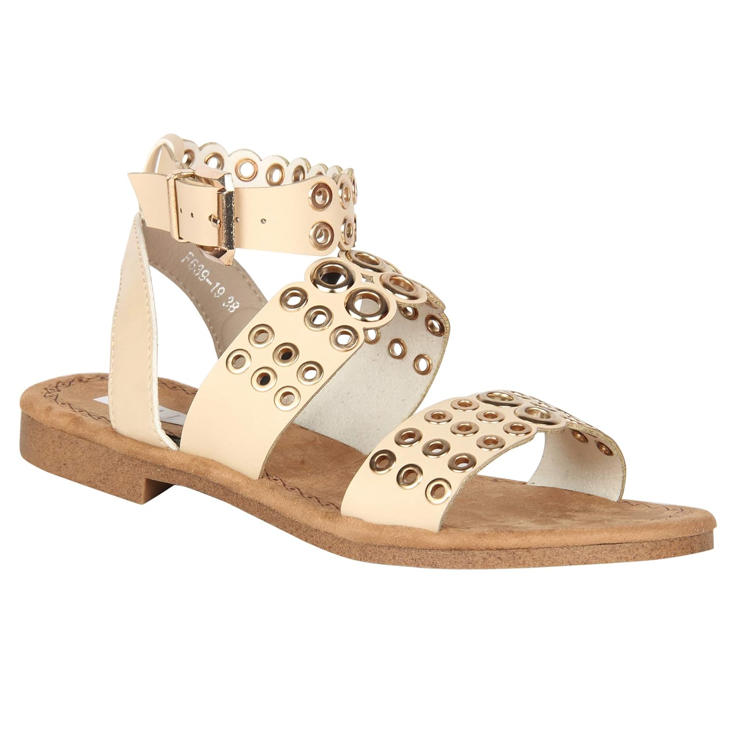 Buy ELLE Women Beige Sandals at Amazon.in