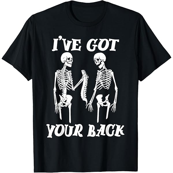 Amazon.com: Halloween Oh Snap Skeleton Broken Leg T-Shirt