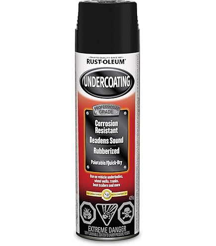 CRC Rubberized Undercoating Spray - 16oz Can For Vehicle Undercarriage, Rust & Chip Protection
