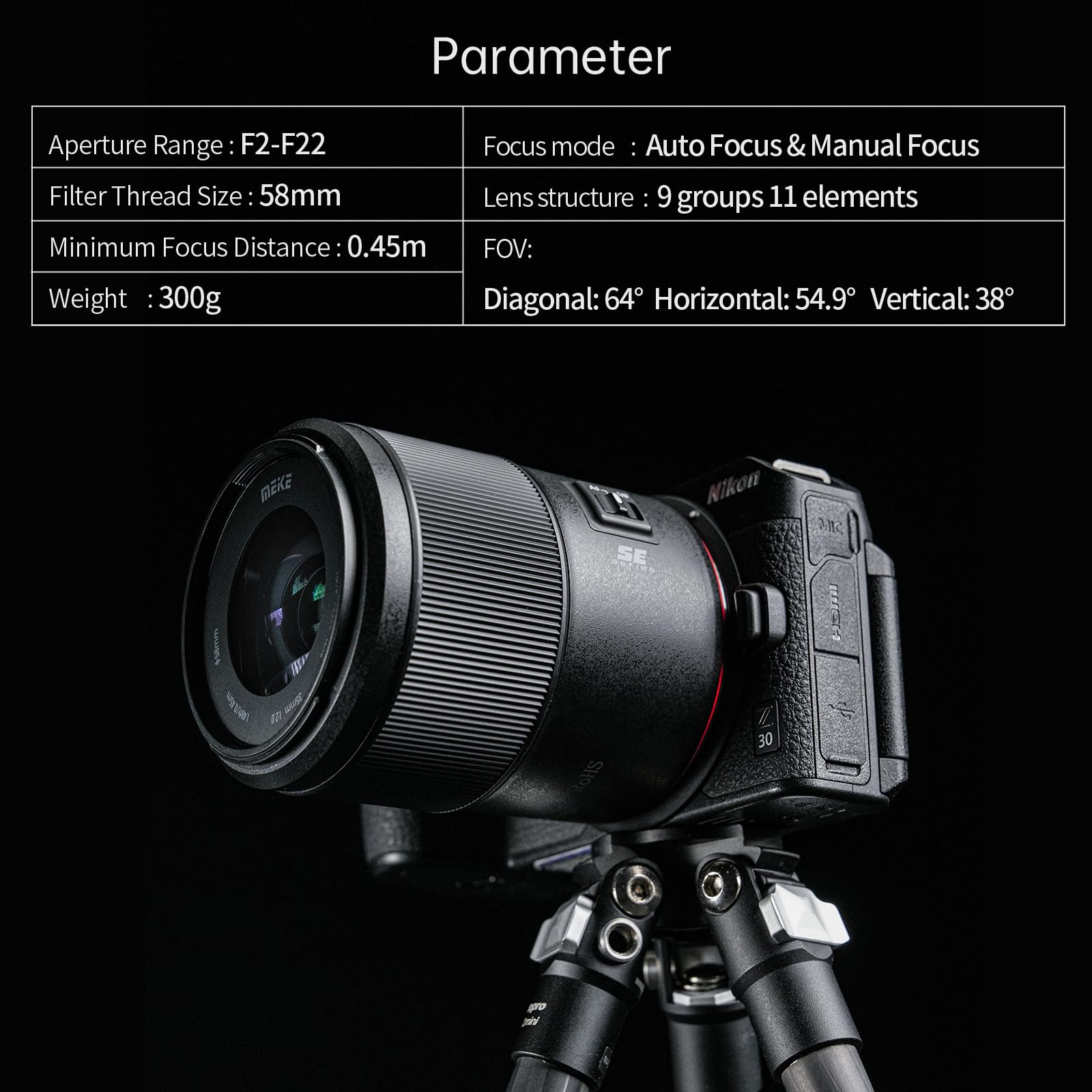 Meike 35mm F2.0 Wide Angle Auto Focus Full Frame STM Stepper Motor Lens Large Aperture Fixed Prime Portrait Lens for Nikon Z-Mount Mirrorless Cameras Z5 Z6 Z7 Z6II Z7II Z6III Z9 Z30 Z50 Z50II Z fc Z8