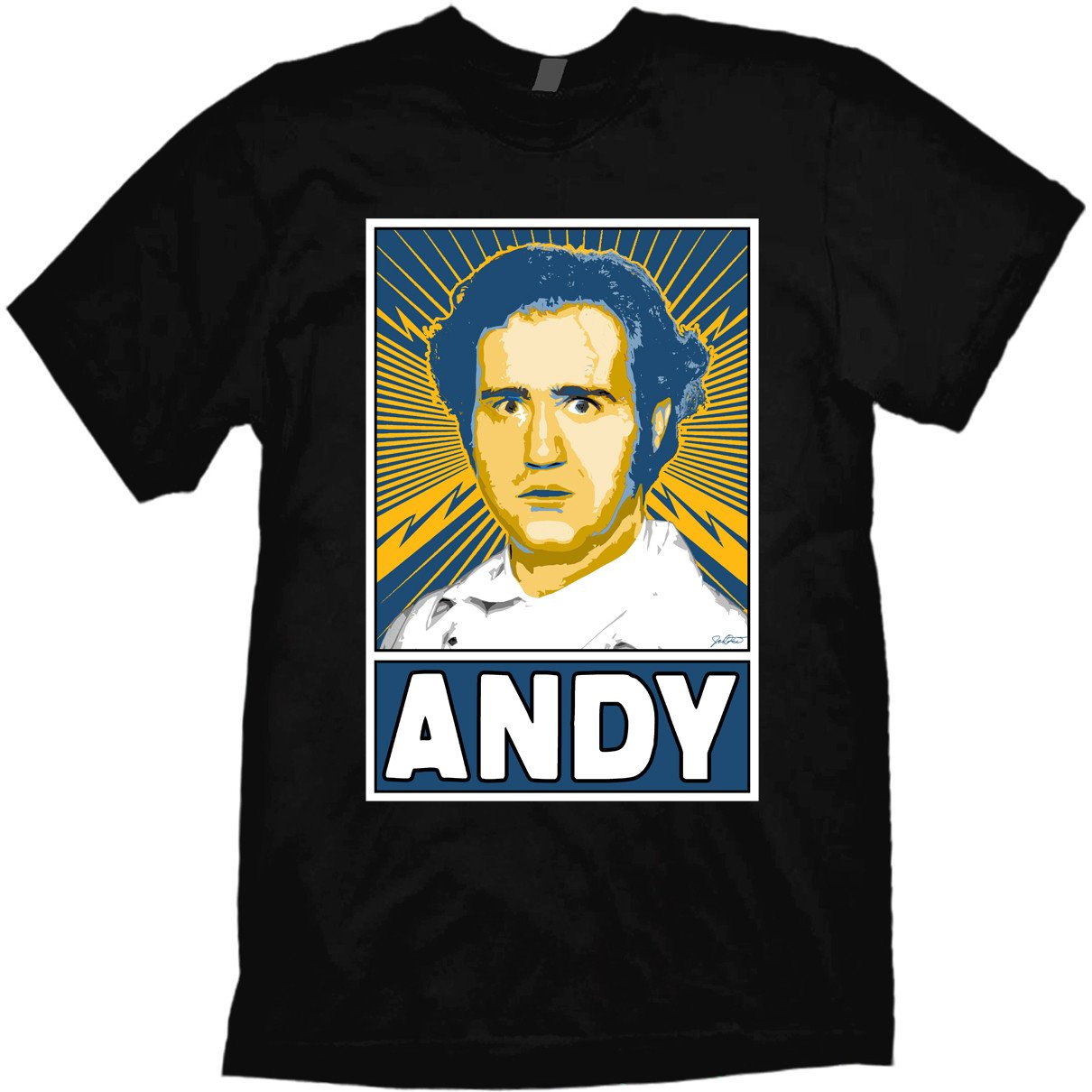 Andy Kaufman T Shirt Andy Design By Artist Jared Swart Zelite