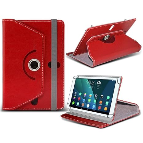 (Rot) Dragon Touch-X10 [10,6 Zoll] Tasche Fall hŸlle [Standplatz -hŸlle] fŸr Dragon Touch-X10 [10,6 Zoll] Tablet PC Kasten-Ab