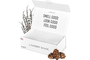 Laundry Sauce - Laundry Dryer Sheets (Siberian Pine), Luxury Fragrance, Contains Essential Oils, Softens Fabric, Removes Static Cling, Eco-Friendly Packaging, Travel Friendly, 69 Count
