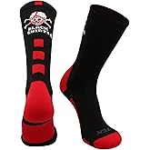 TCK Nebraska Cornhuskers Socks Blackshirts Crew