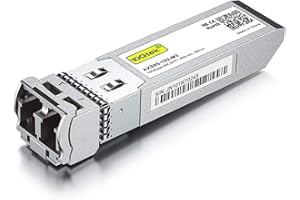 10GBase-SR SFP+ Transceiver, 10G 850nm MMF, up to 300 Meters, Compatible with Cisco SFP-10G-SR, Meraki MA-SFP-10GB-SR, Ubiqui