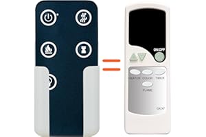XINJISHIMIN Replacement Remote Control for Northwest Electric Fireplace Heater BEF-36WM BEF-42WM BEF-50WM BEF-54WM BEF-60WM BEF-72WM