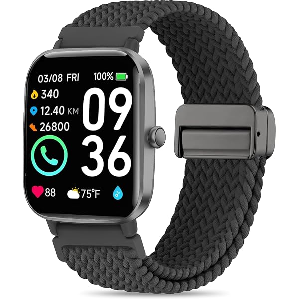 Lamshaw Silikon-Armband Für ID208 Plus Smartwatch – Mit Edelstahlschnalle, 4,6 Cm, In Verschiedenen Farben