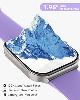 TOOBUR Smart Watch Women Alexa 1.95" Calls IP68 Fitness Tracker Heart Rate Sleep view 4