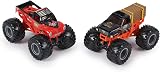 Monster Jam 1:64 Pack Two Trucks Grave Digger vs Higher Education Bulldozer view 7