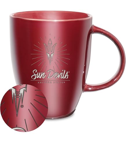 Amazon.com: Arizona State University Sun Devils Ceramic Coffee Mug, Novelty  Gift Mugs for Coffee, Tea and Hot Drinks, 11oz, White : Home & Kitchen