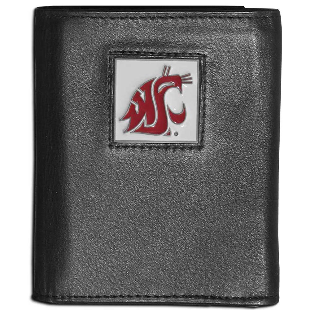 Siskiyou Sports NCAA Washington State Cougars Leather Tri-Fold Wallet