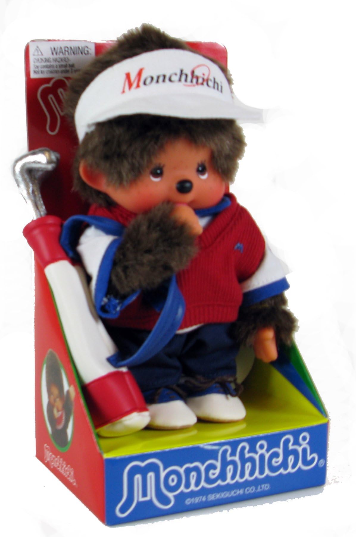 Monchhichi 8" Golfer golf sports doll