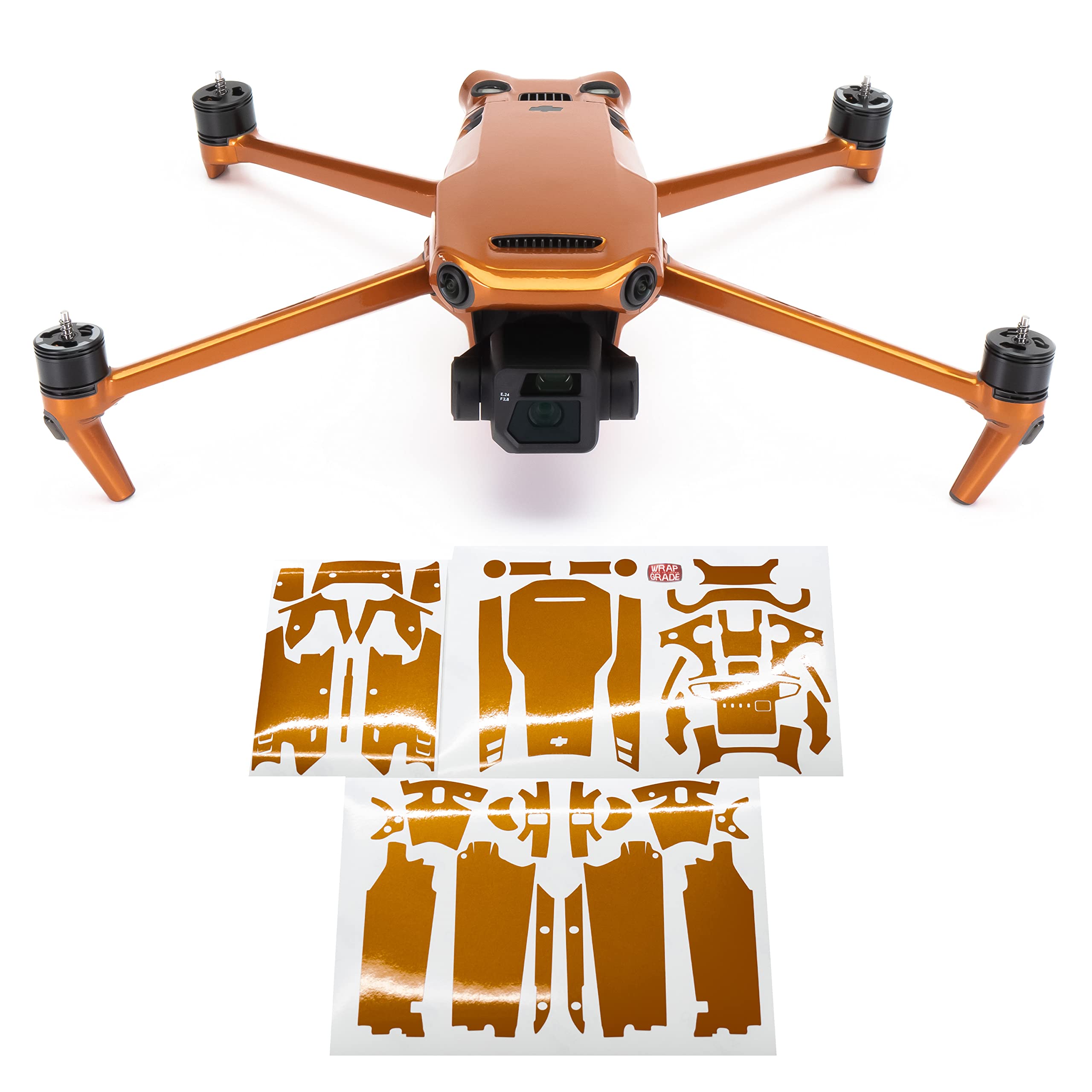 WRAPGRADE Full Skin Stickers Compatible with Mavic 3 / Mavic 3 Pro (BUTTERFLY COPPER)