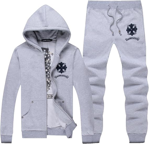 Amazon リオティ Chrome Hearts クロムハーツ スウェット メンズ アウター ブルゾン パーカー 上下セット Ch0001 Xxl ジャージ上下セット 通販