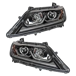 TRQ Headlight Assembly Set Headlights Driver