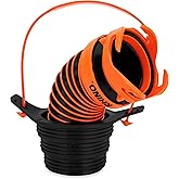 Camco Flexible 3-in-1 RV Sewer Hose Adapter & Drain Seal - Easily Connect Your Camper Sewer Hose to 3, 3 1/2, or 4 inch Inlet