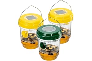 PIROSIM 3 Pack Wasp Traps Outdoor Hanging