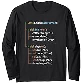 Python Coding Funny Gift for Long Sleeve T-Shirt