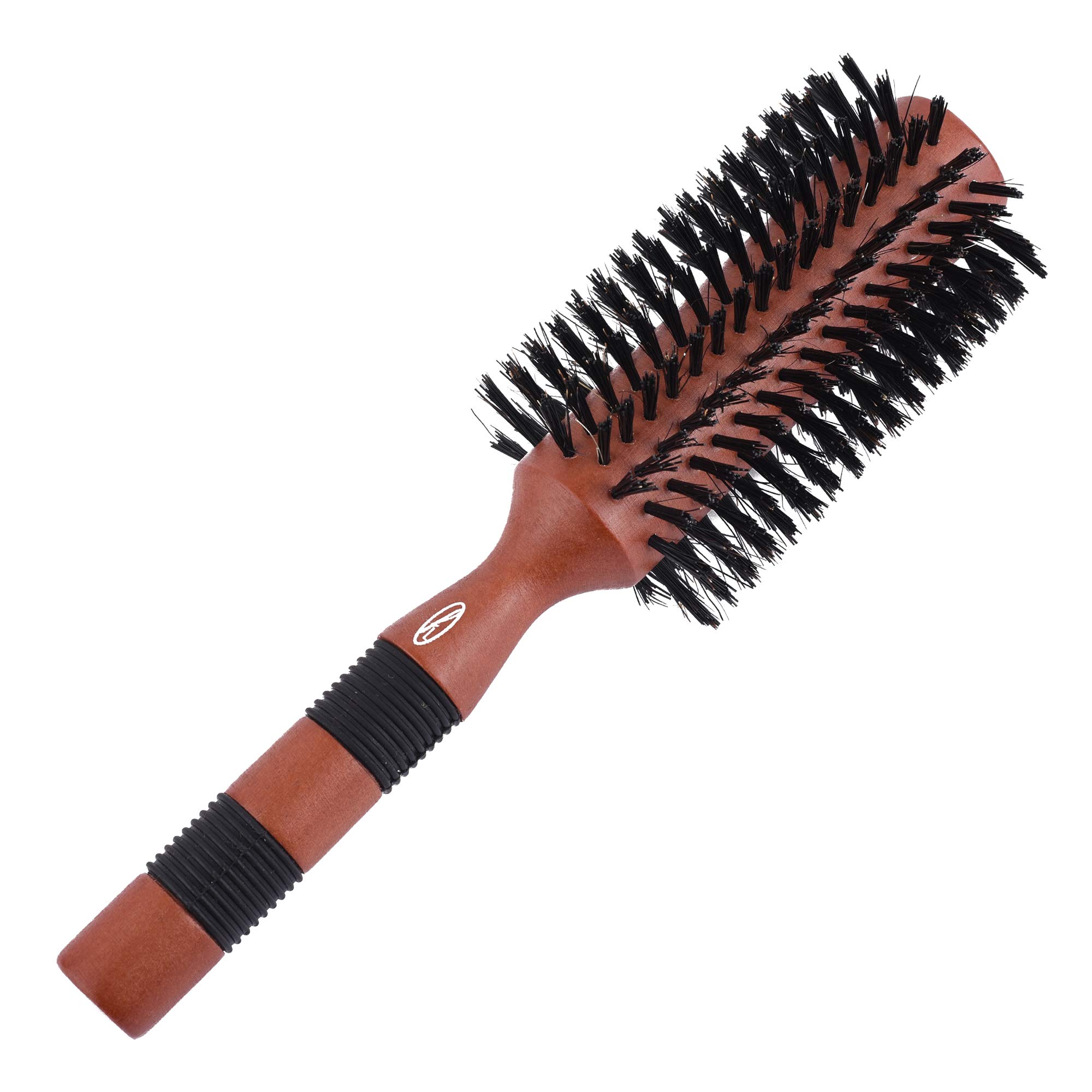 Fine Lines - Radial Bristle Brush, Large | Boar and Nylon Bristle Hair Brush | Soft Bristle Hair Brush for Afro, Wet or Curly Hair | Bristle Hair Brushes for Women and Men