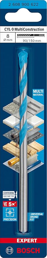 Bosch EXPERT CYL-9 MultiConstruction Drill Bit 8 mm x 90 x 150 mm view 2