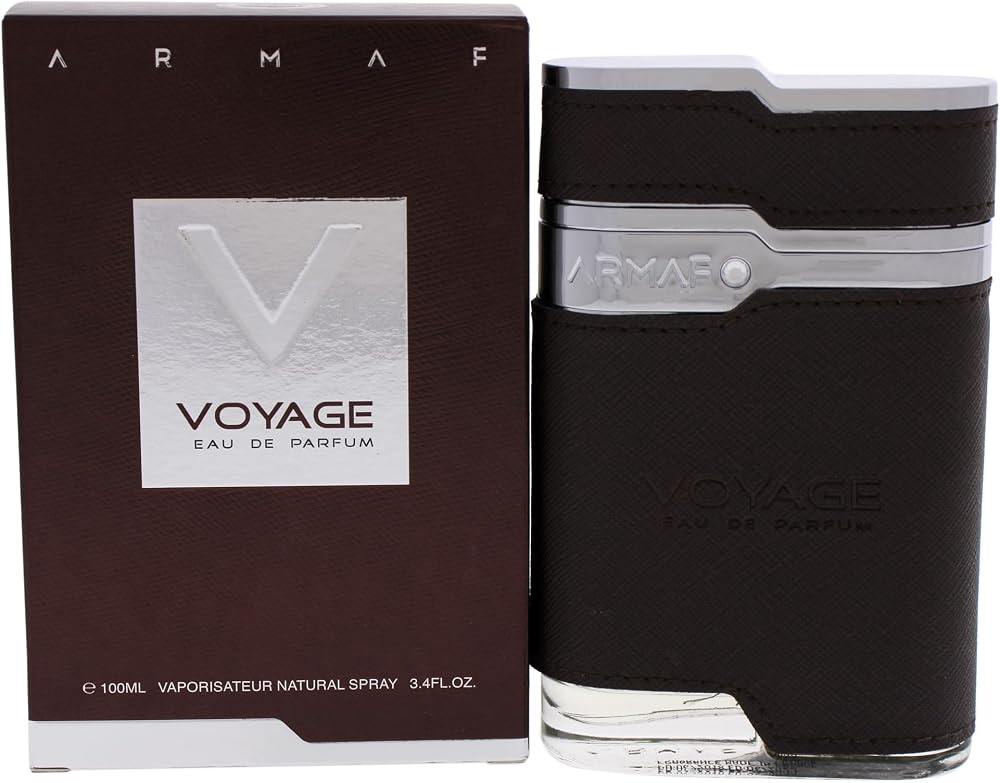 Armaf Voyage Brown Eau De Parfum for Men 100ml Spicy Aromatic Citrus