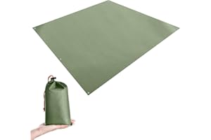 TRIWONDER Camping Tarp Tent Footprint Waterproof Groundsheet Tent Mat Shelter Sunshade for Hiking Backpacking Beach Picnic