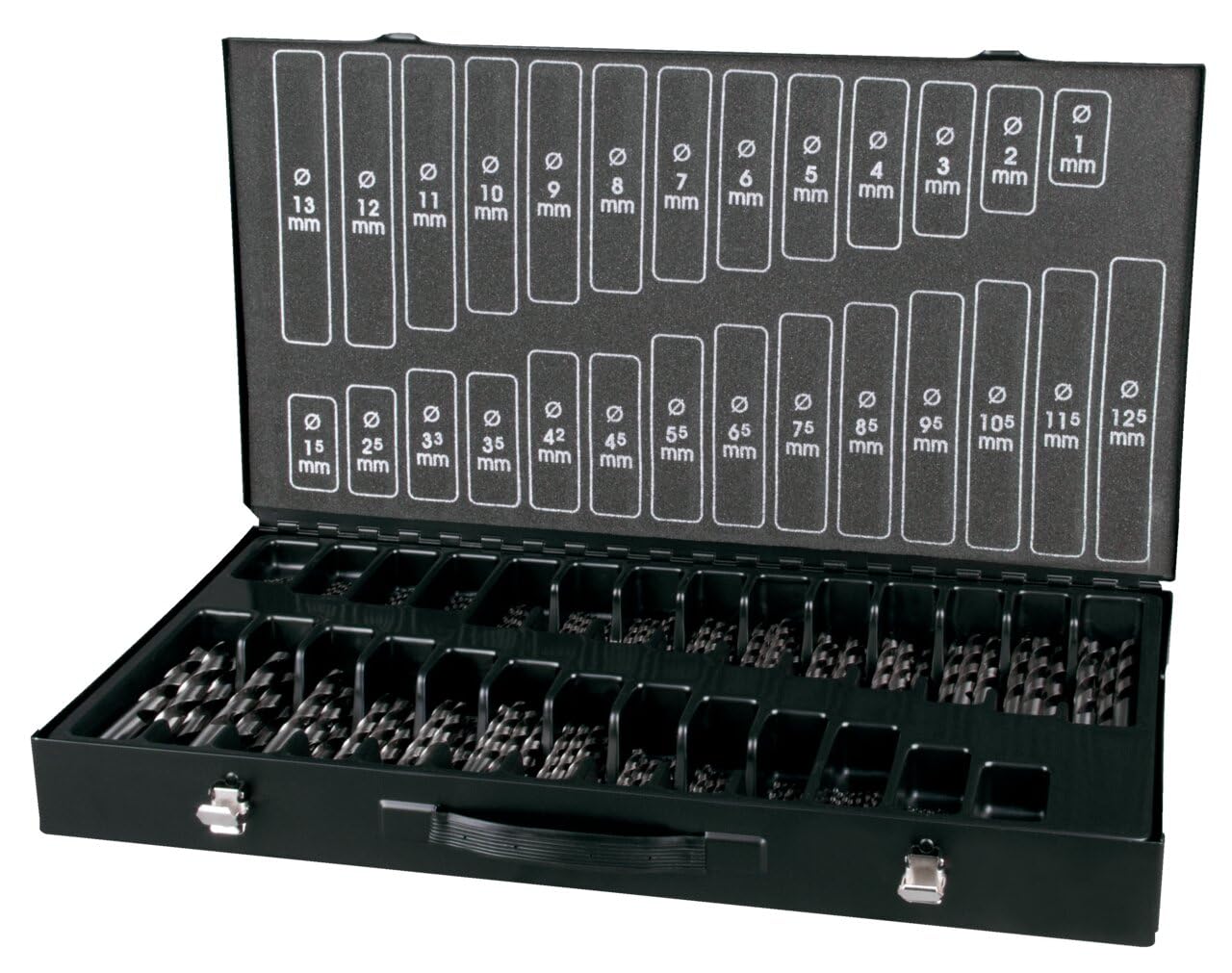 Terrax A214220 Spiral Drill Bit HSS (220 Pieces)