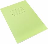 Silvine A4 Exercise Book 80 Pages Ruled with Margin Green Pack of 10 view 5
