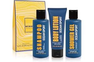 Body & Earth Mens Gifts 3pcs Gift Baskets with Fresh Ocean Scent Gift Sets for Men Birthday Gifts Christmas Gifts for Men