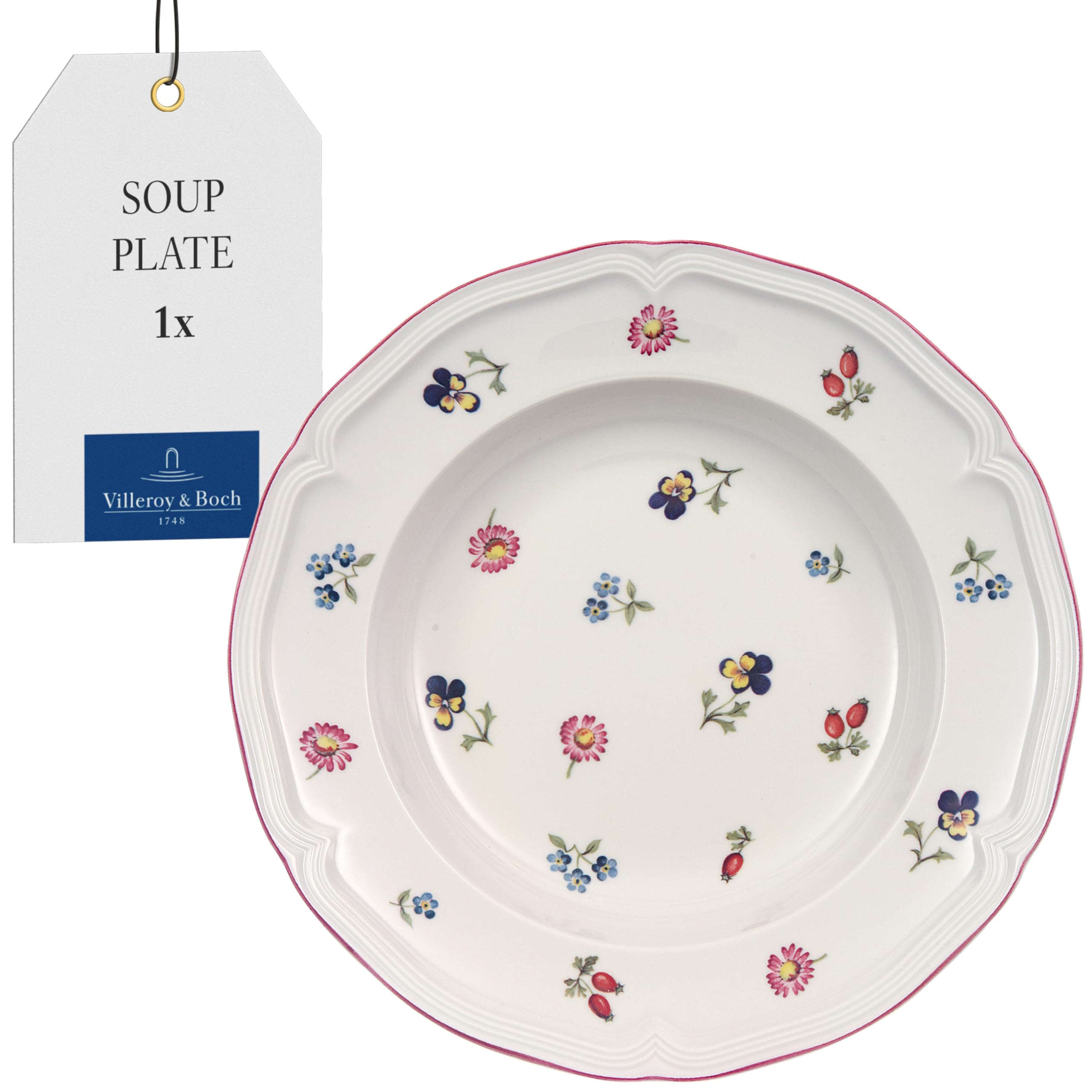 Villeroy & Boch Petite Fleur 23 cm Deep Plate — image 1