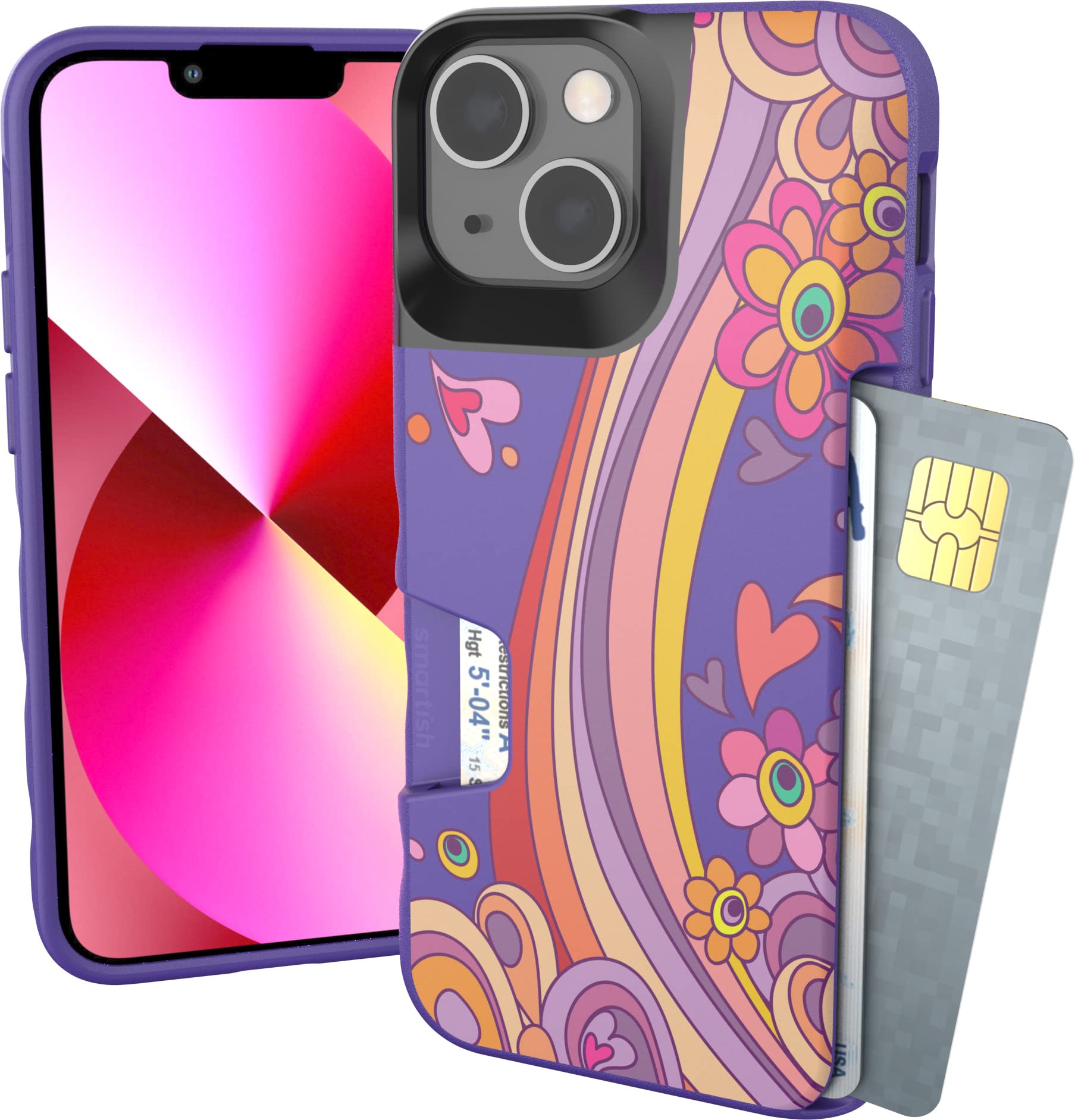 Smartish® iPhone 13 Mini Wallet Case - Wallet Slayer Vol. 1 [Slim + Protective] Credit Card Holder - Freshly Baked