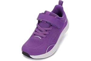 WHITIN Little/Big Kids Zero Drop Running Shoes + Wide Toe Box Sneaker for Boys/Girls