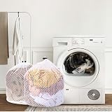 Kalione 2 Pack Laundry Mesh Bags 50x60cm 60x80cm Drawstring Wash Bags view 6