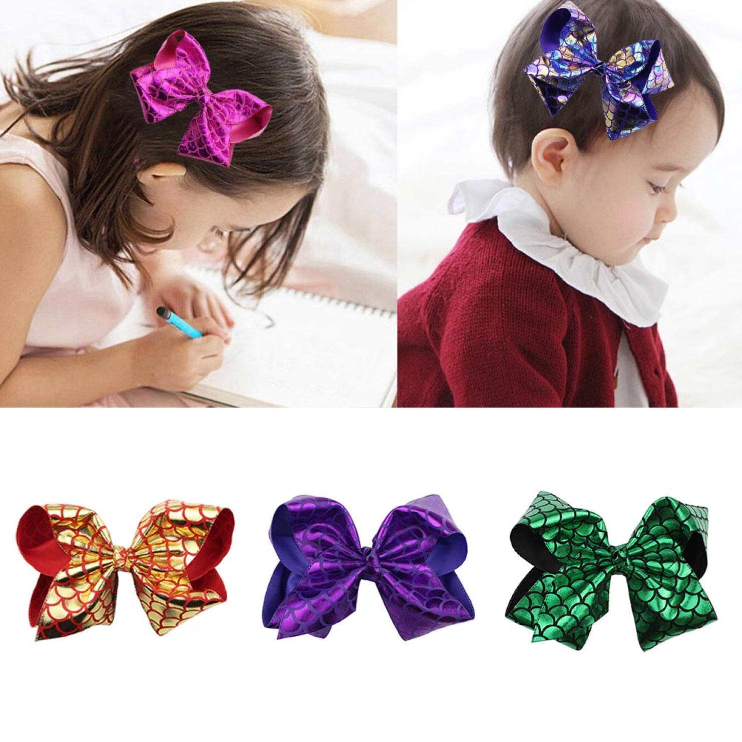Lizhuofush Lot De 2 Barrettes A Cheveux En Forme De Sirene Multicolore Pour Bebes Filles Adolescents Enfants 1 Piece Noir Running Sports Et Loisirs Mkyra Org