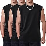 SnowElve 3 Pack Mens Workout Tank Tops Sleeveless