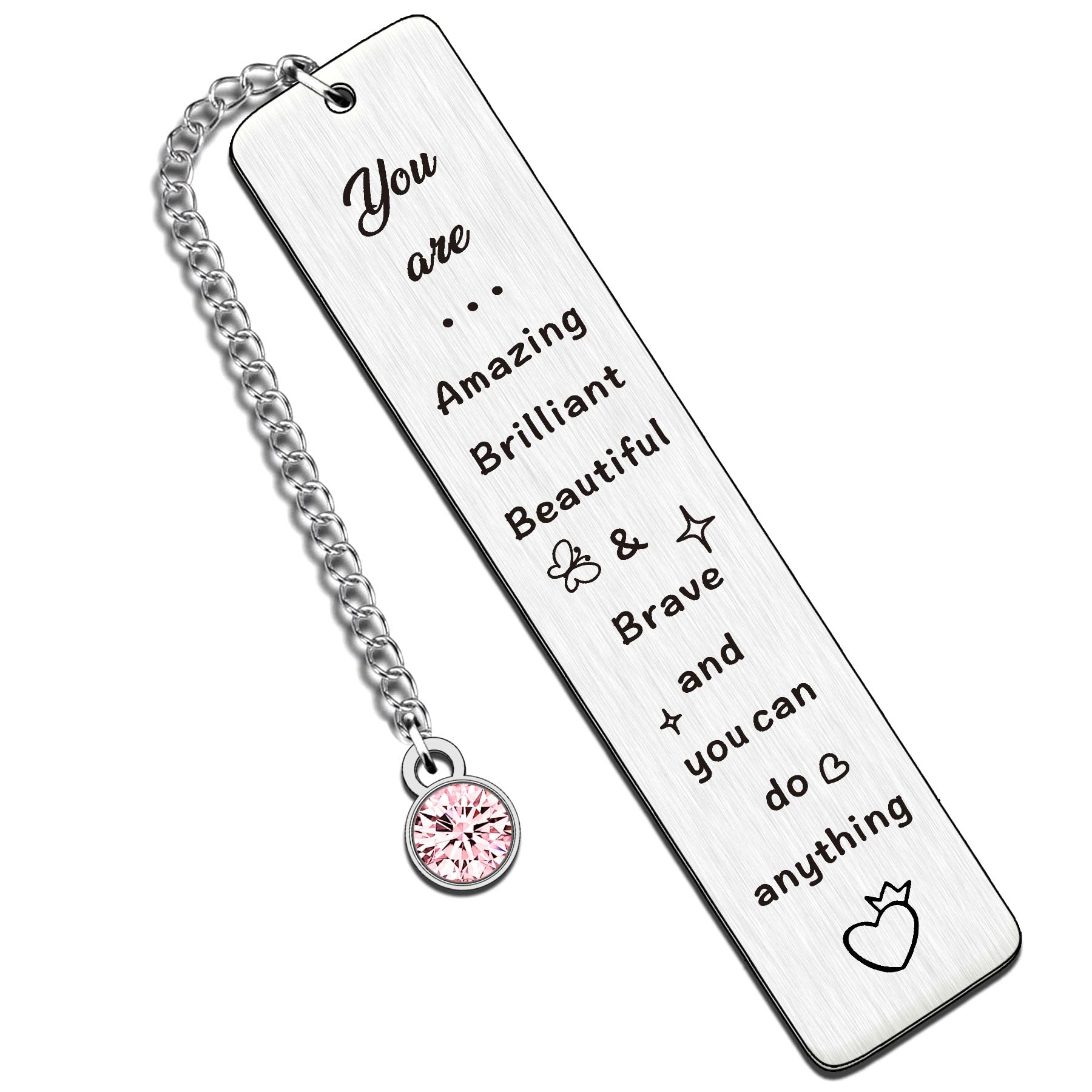 QMVMV Encouragement Gifts You are Amazing Bookmark for Women Girls Inspirational Gifts for Daughter Niece Consin Granddaughter Best Friend