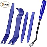 GOOACC 5PCS Auto Trim Removal Tool Kit No-Scratch Pry Tool Kit for Car Door Clip Panel & Audio Dashboard Dismantle -5PCS