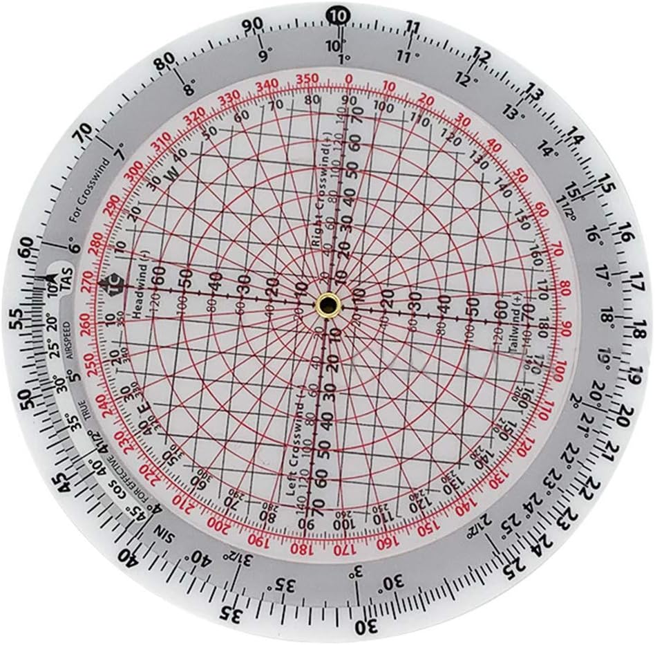 Macchine del pane chenpaif Flight Measuring Ruler E6B Aviation Round ...