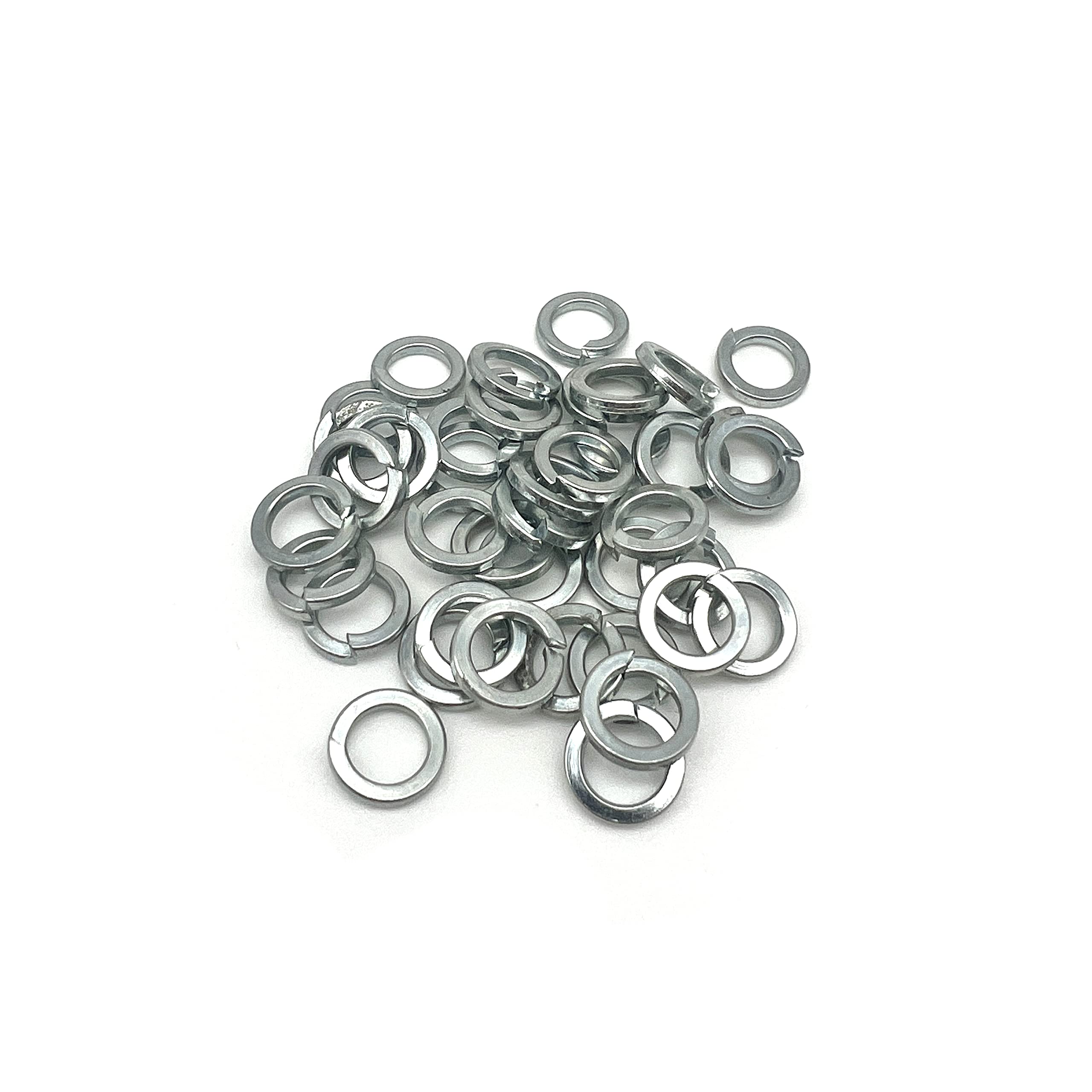 Glengor M8 Spring Washer | Square Spring Split Lock | Steel Zinc Plated