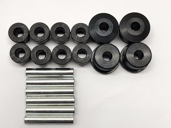 Rear Leaf Spring & Shackle Bushing Sleeves Kit for EZGO