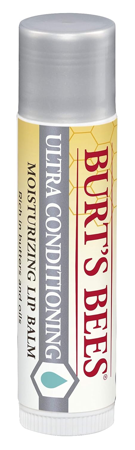 Burt's Bees 100% Natural Moisturizing Lip Balm, Ultra Conditioning with Kokum Butter, Shea Butter & Cocoa Butter - Pack of 1 : Lip Balms And Moisturizers : Beauty